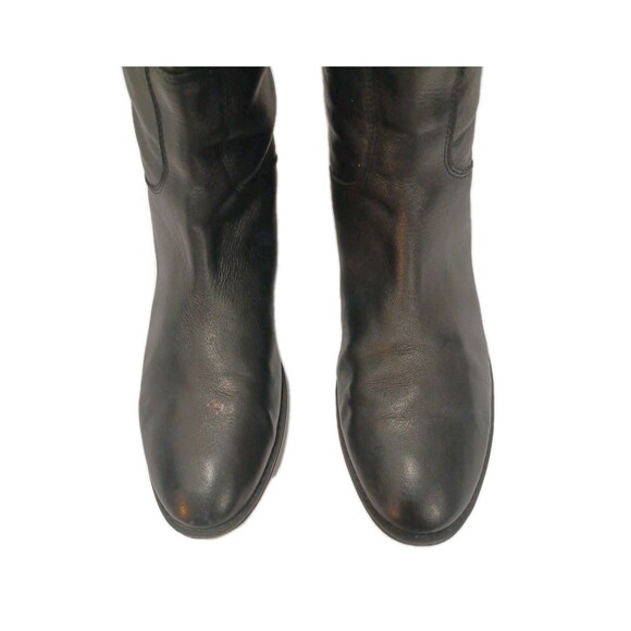 Sam Edelman Penny Leather Knee-High Riding Boots Black Size 9 - Picture 3 of 10